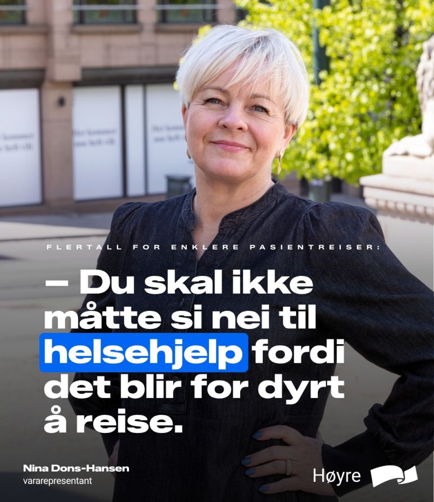 Høyre sørger for enklere pasientreiser